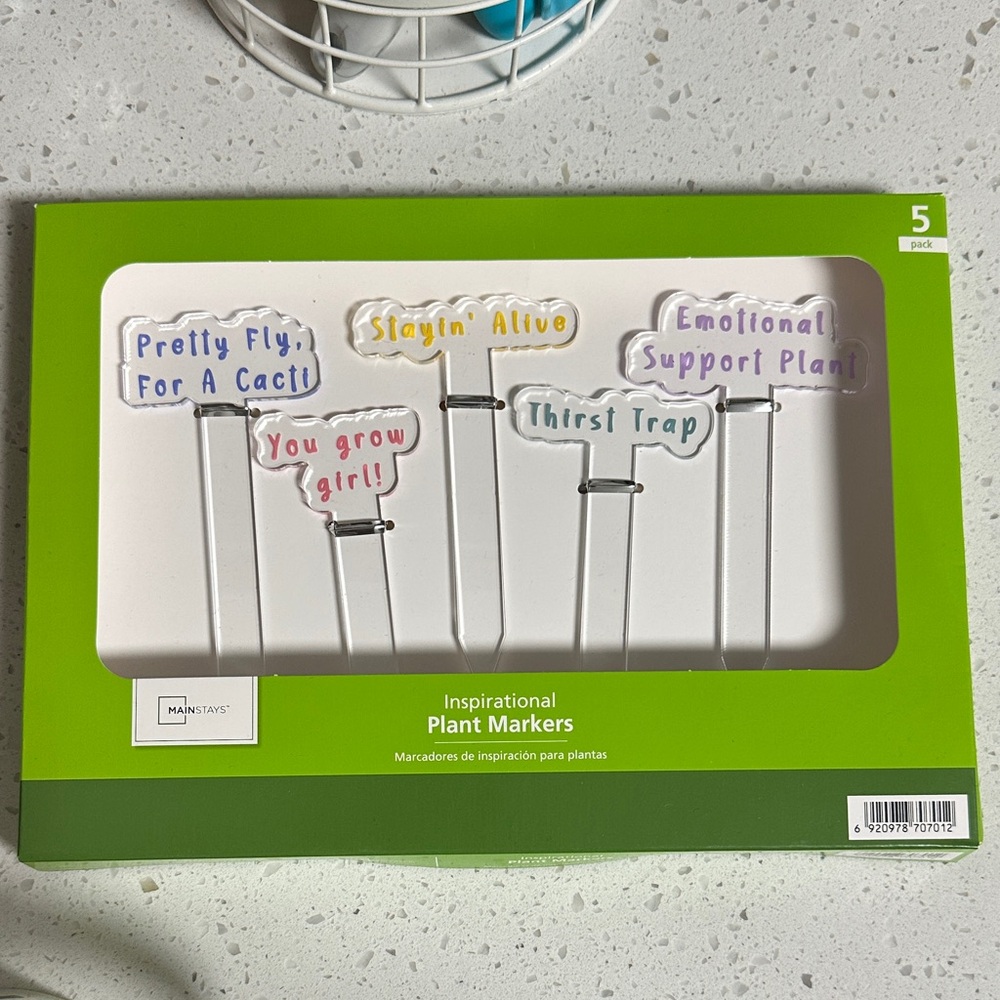 Mainstays Colorful Plant Marker Set